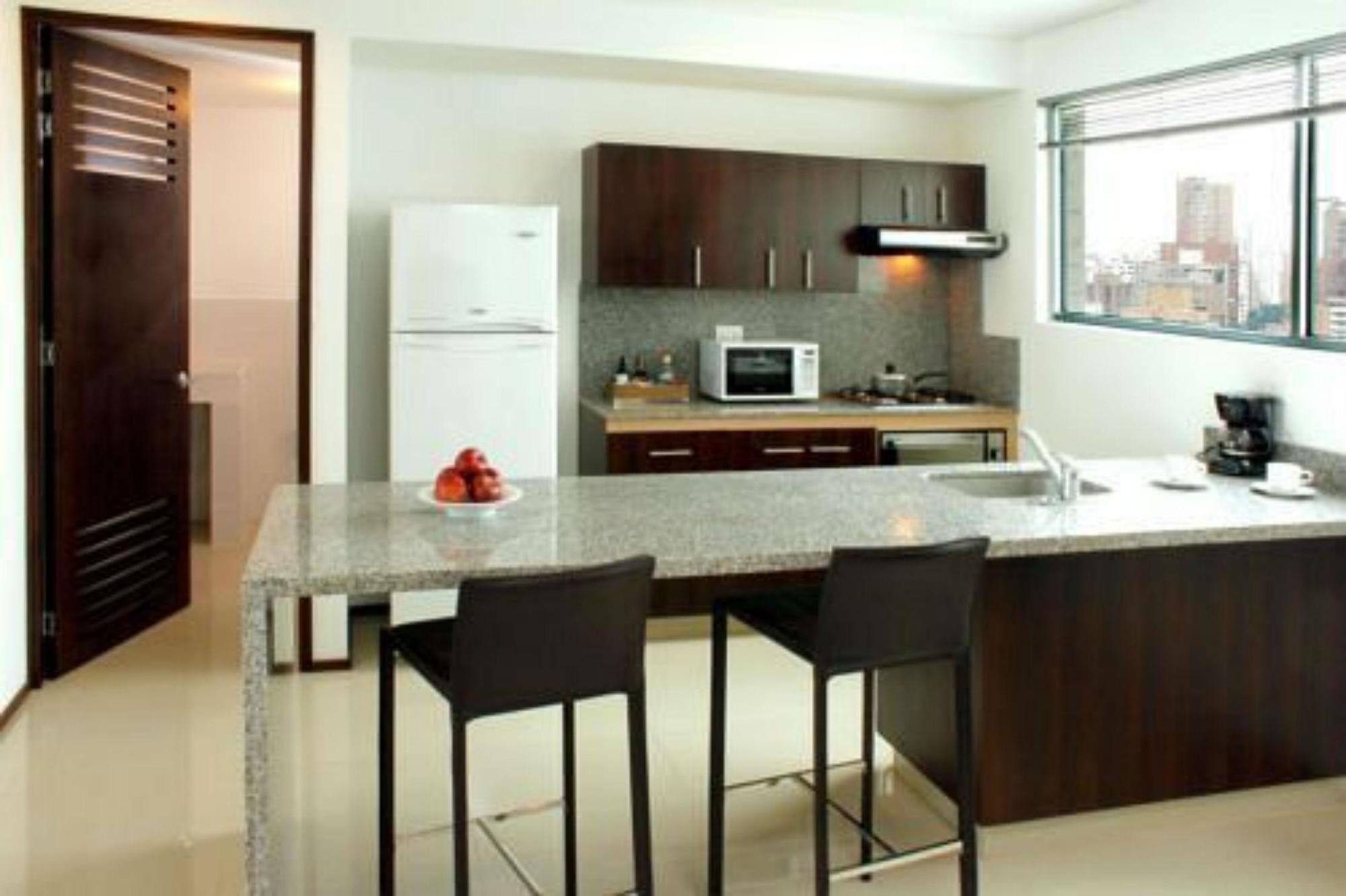 Estelar Alto Prado Barranquilla  Eksteriør billede A typical kitchen in a serviced apartment